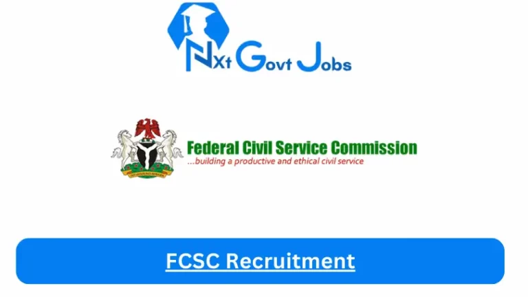 FCSC Recruitment 2024 Submit @fedcivilservice.gov.ng Career Portal
