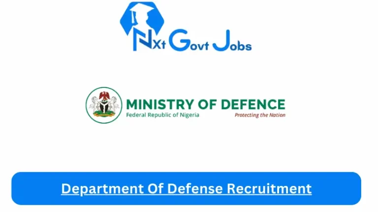 Department Of Defense Recruitment 2024 Submit @defence.gov.ng Career Portal