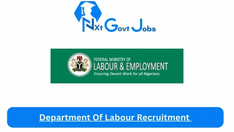 Department Of Labour Recruitment 2024 Submit @labour.gov.ng Career Portal