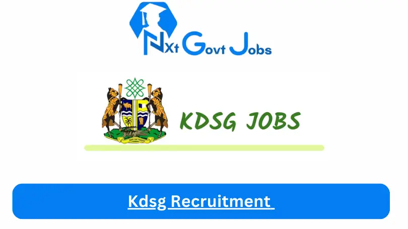 Kdsg Recruitment
