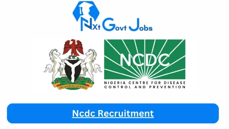 Ncdc Recruitment 2024 Submit @ncdc.gov.ng Career Portal